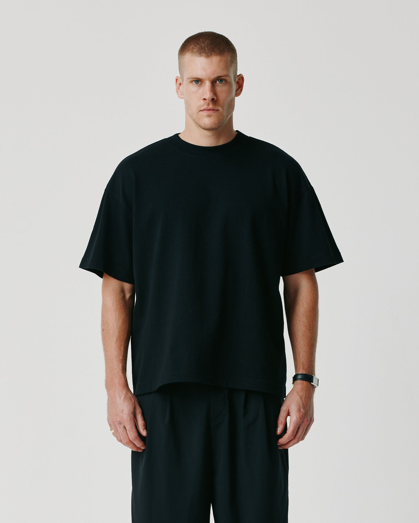 Felt Tee - Black/Black