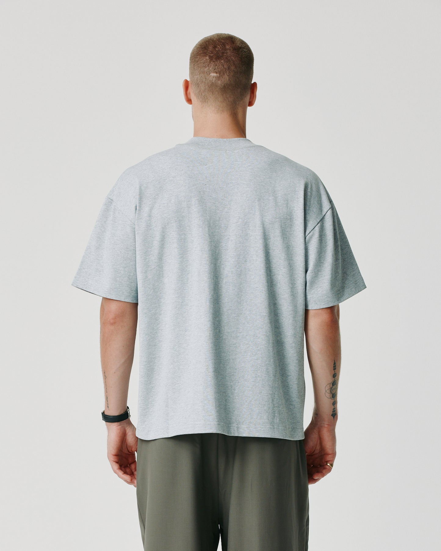 Scribble Tee - Grey/Paprika