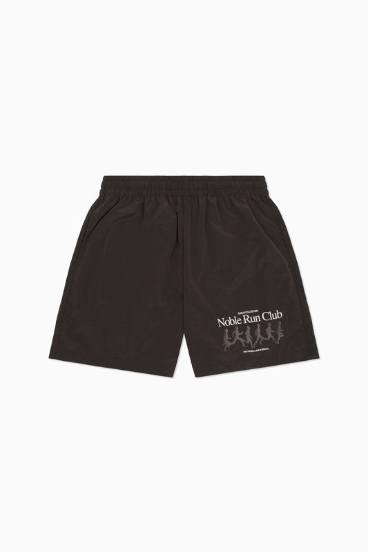 Run Club Short - Brown/Cream