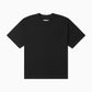 Thick Stitch Block Tee - Black/Black