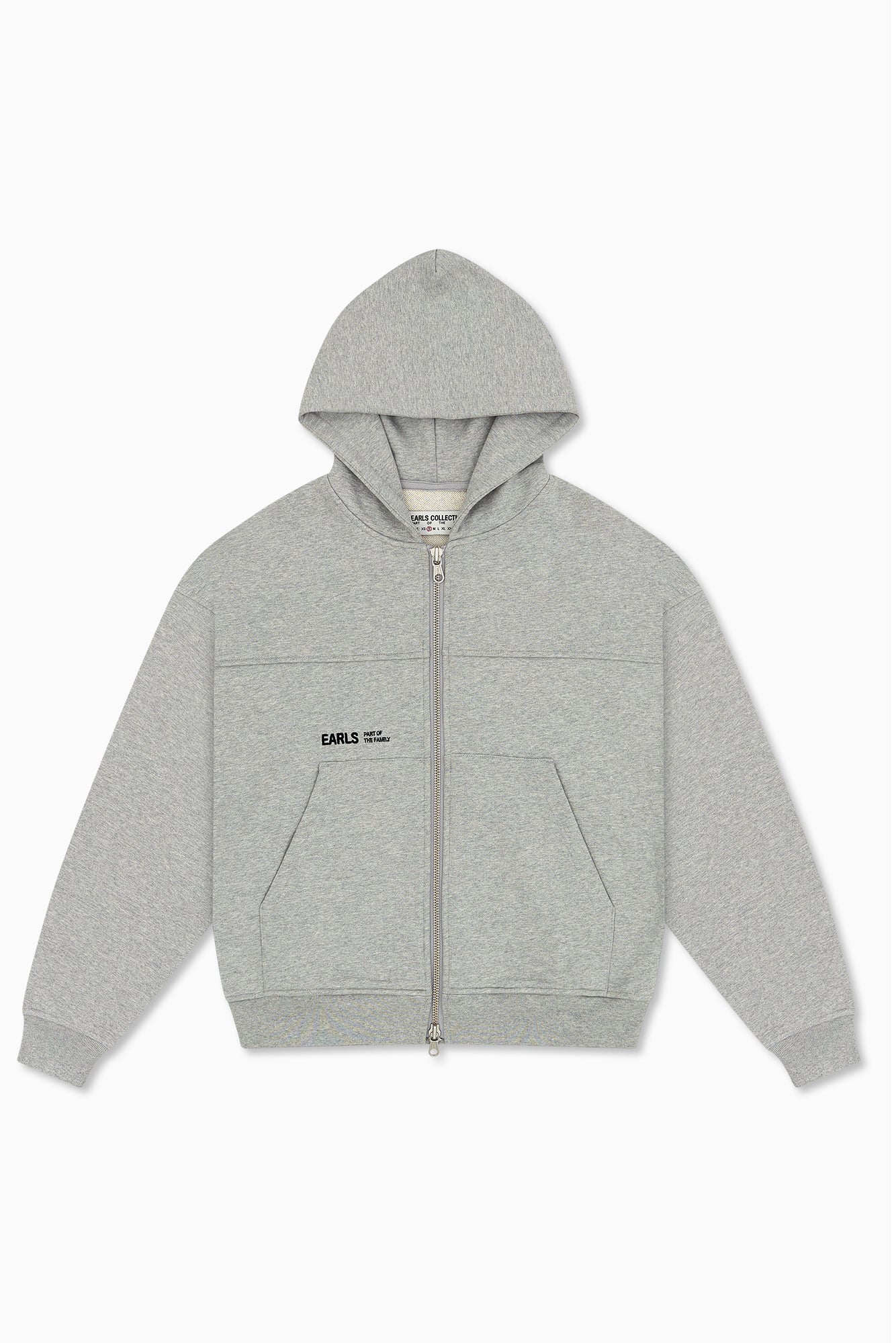 Sport Zip Hood - Grey Marle