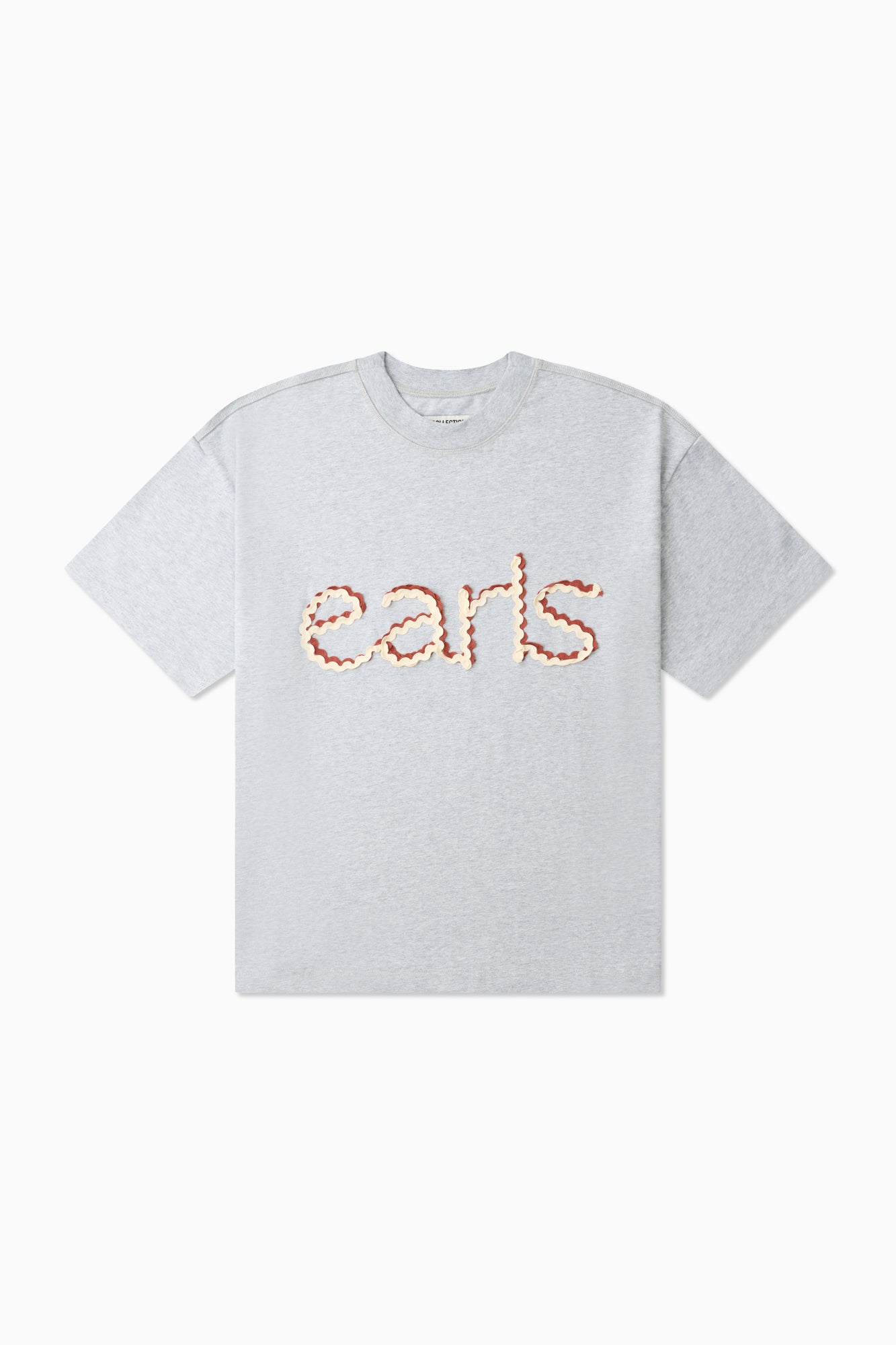 Scribble Tee - Grey/Paprika