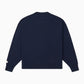 Foliage Knit Crew - Deep Navy