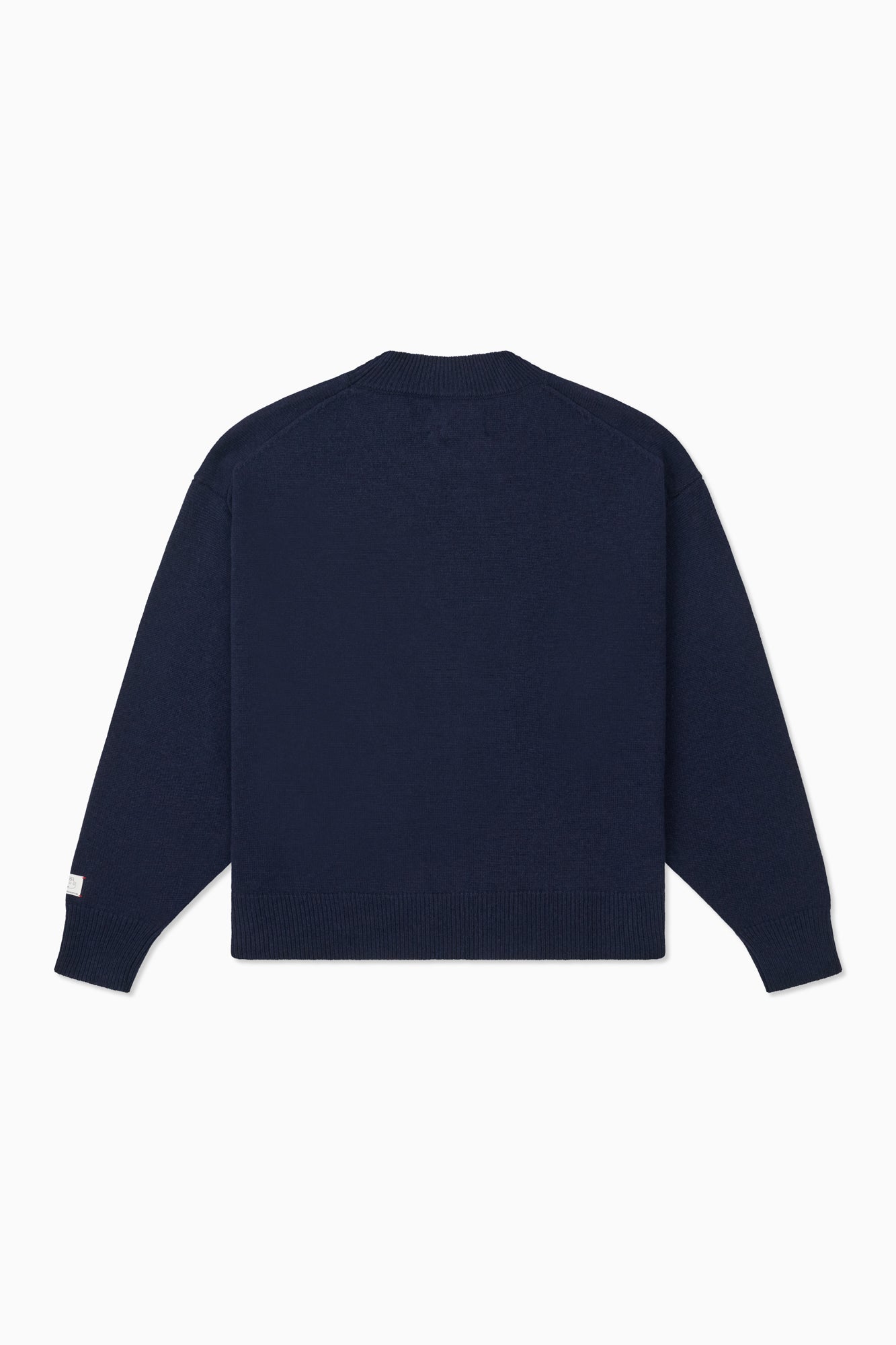 Foliage Knit Crew - Deep Navy