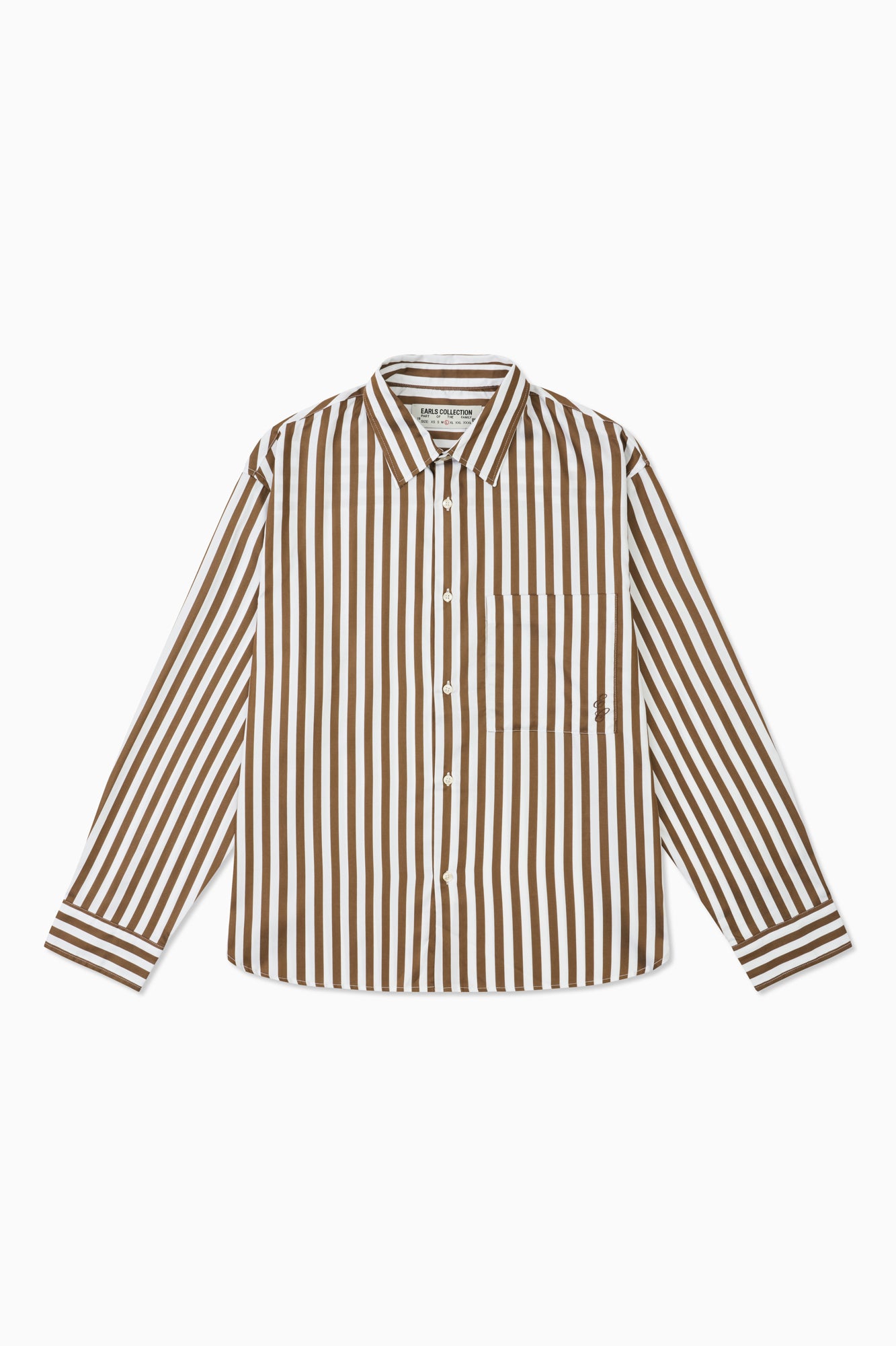 CBD Shirt - Walnut Stripe