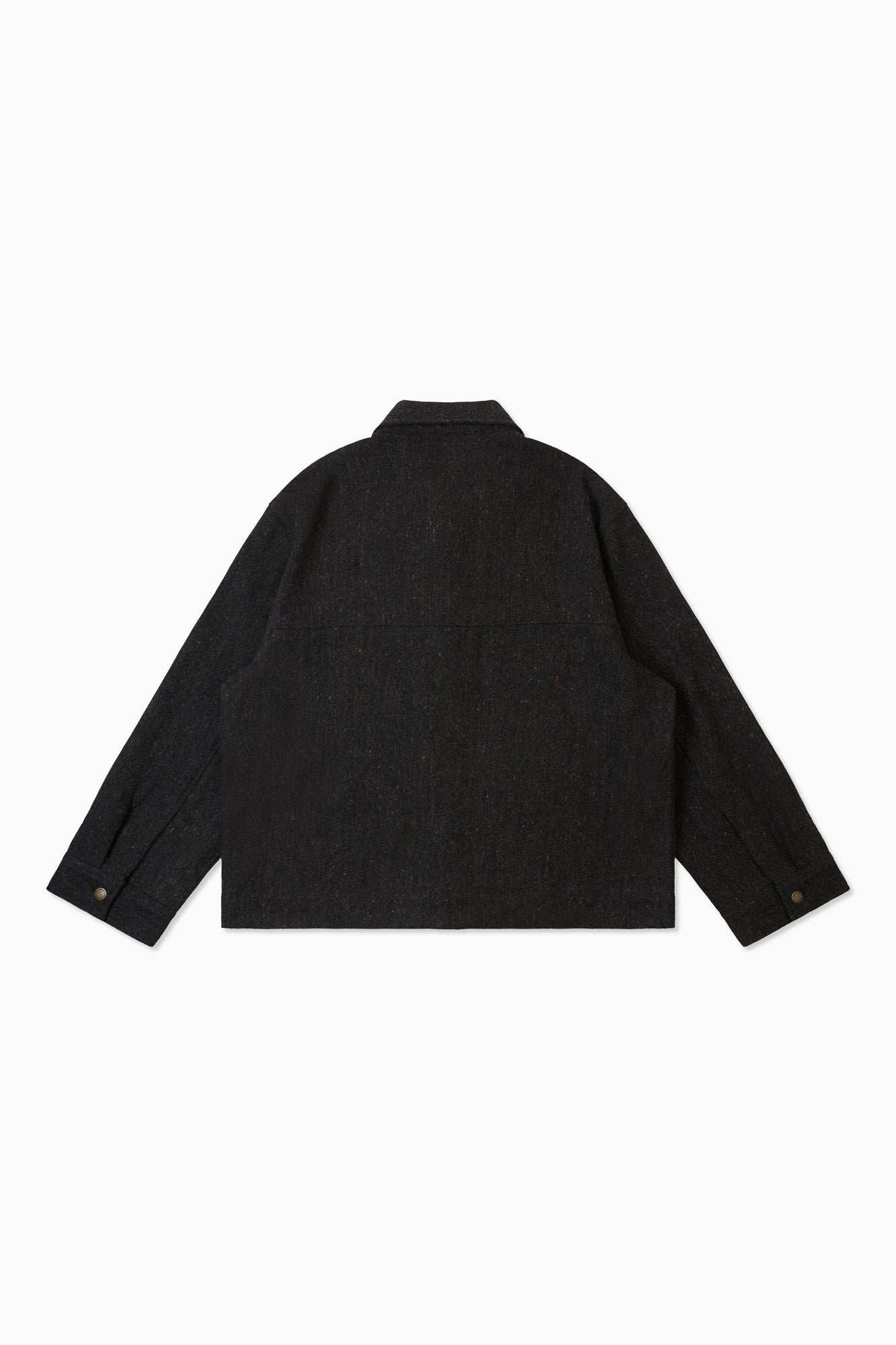 Cropped Wool Work Jacket - Jaffa