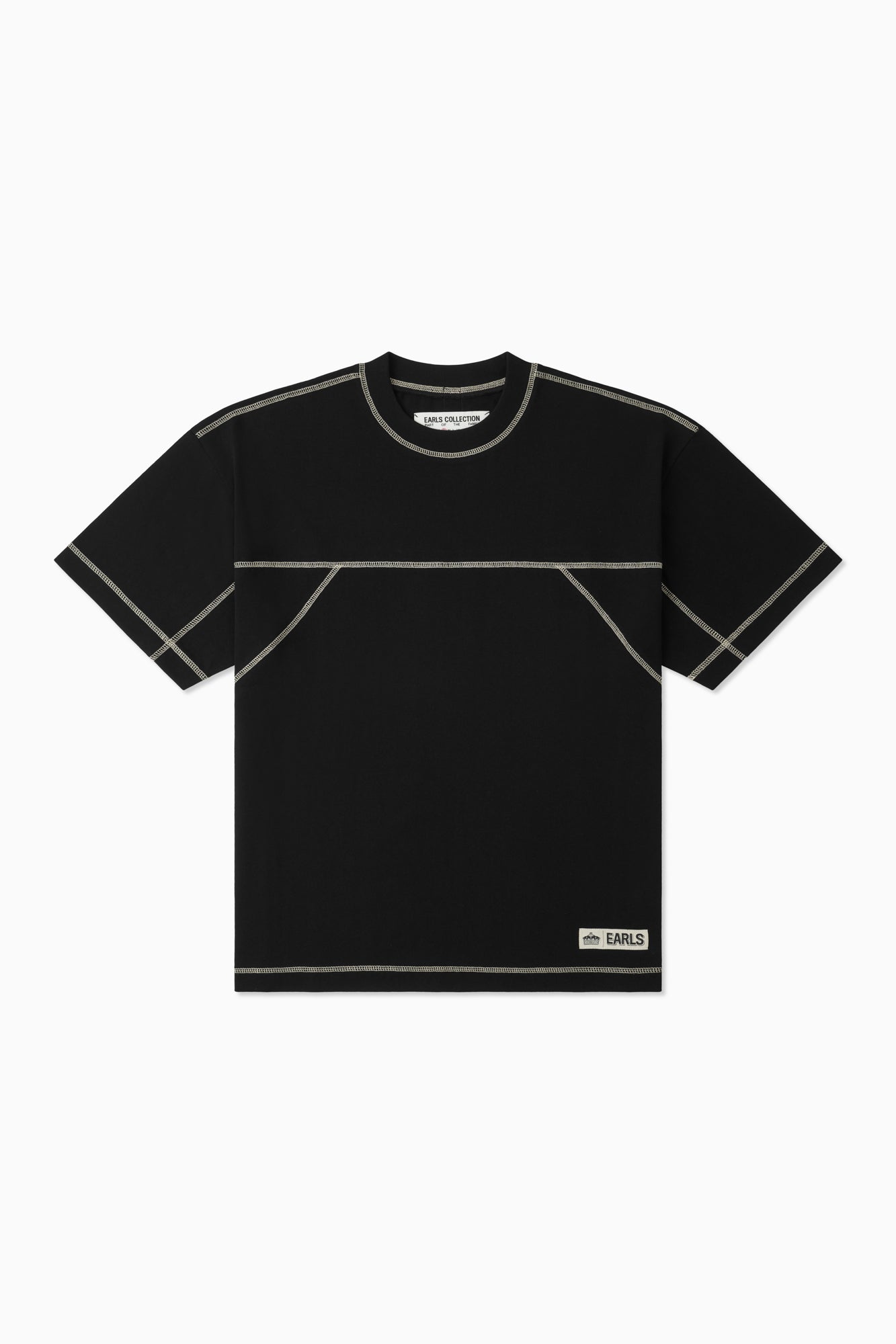 Flatlock Tee - Black