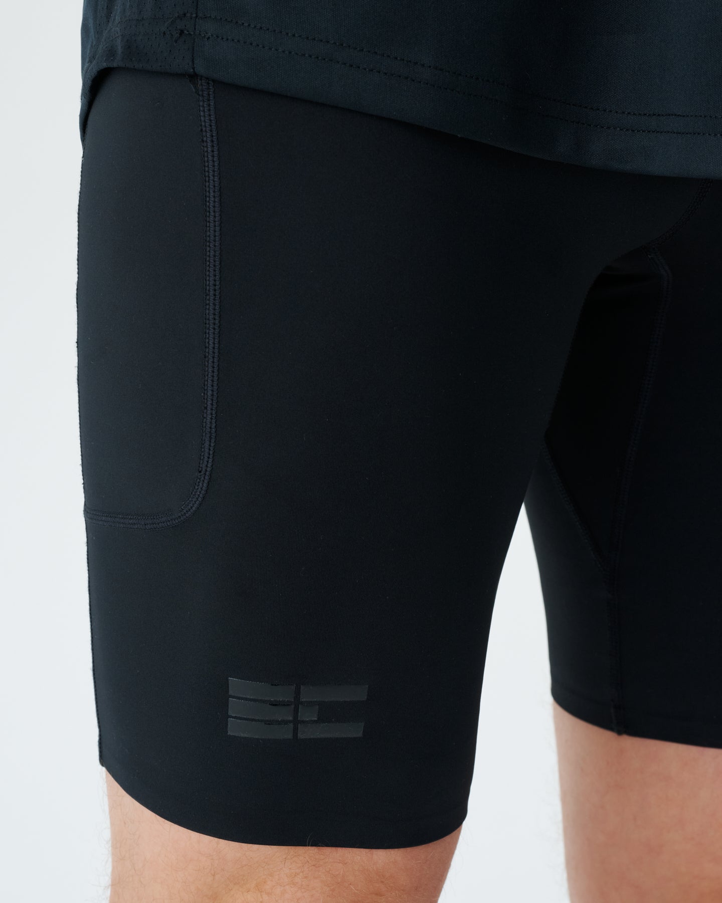 Earls x Saysky Combat Half Tights  - Black