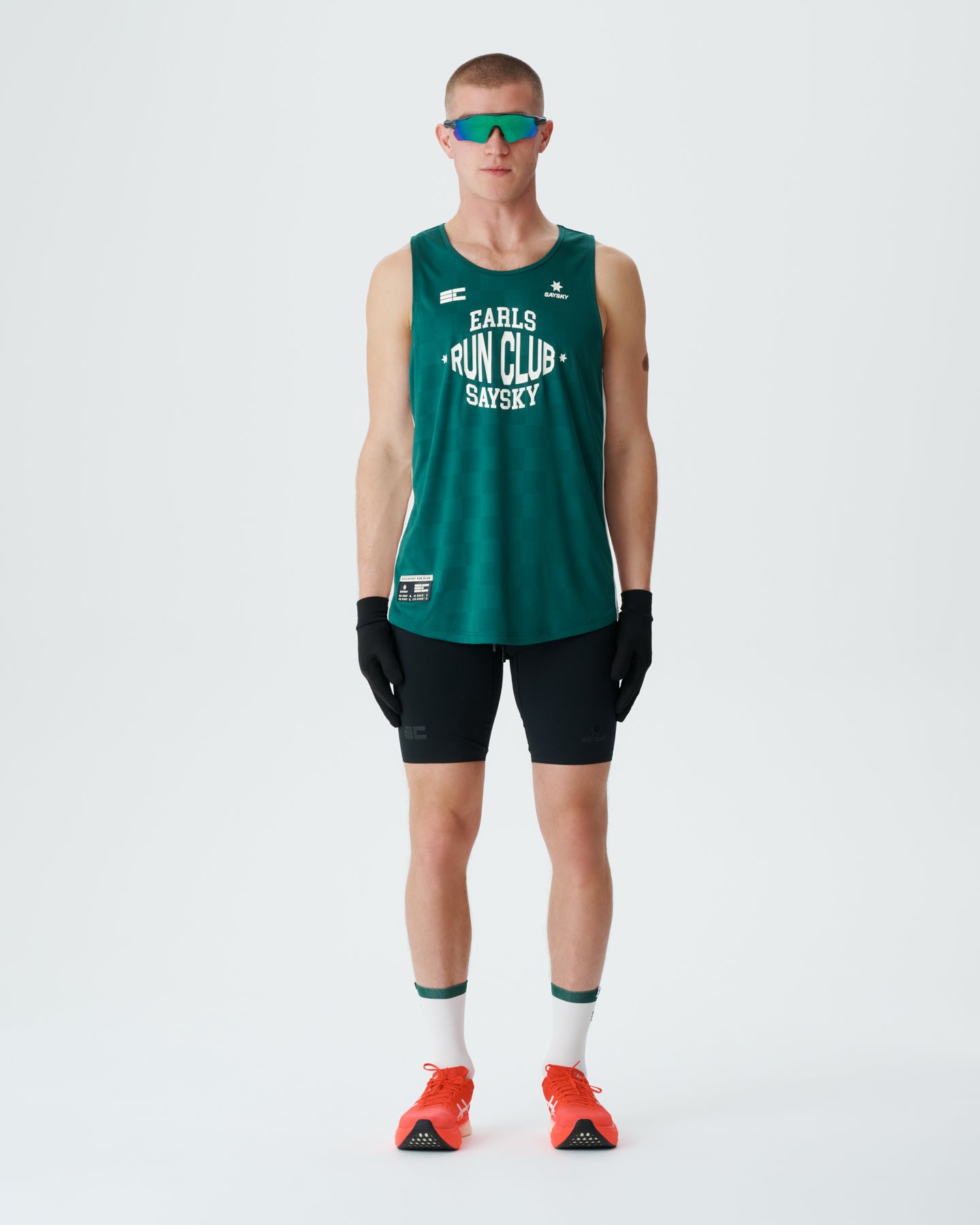 Earls x Saysky Singlet - Green