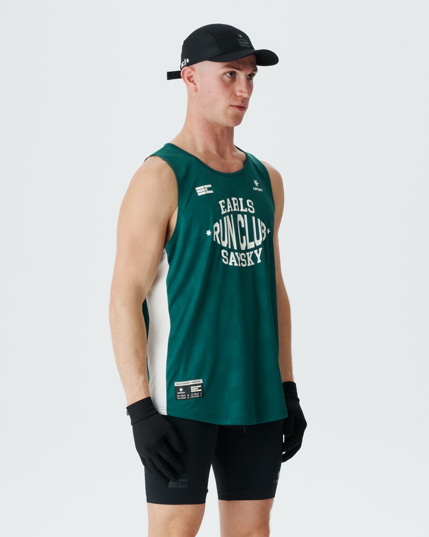 Earls x Saysky Singlet - Green