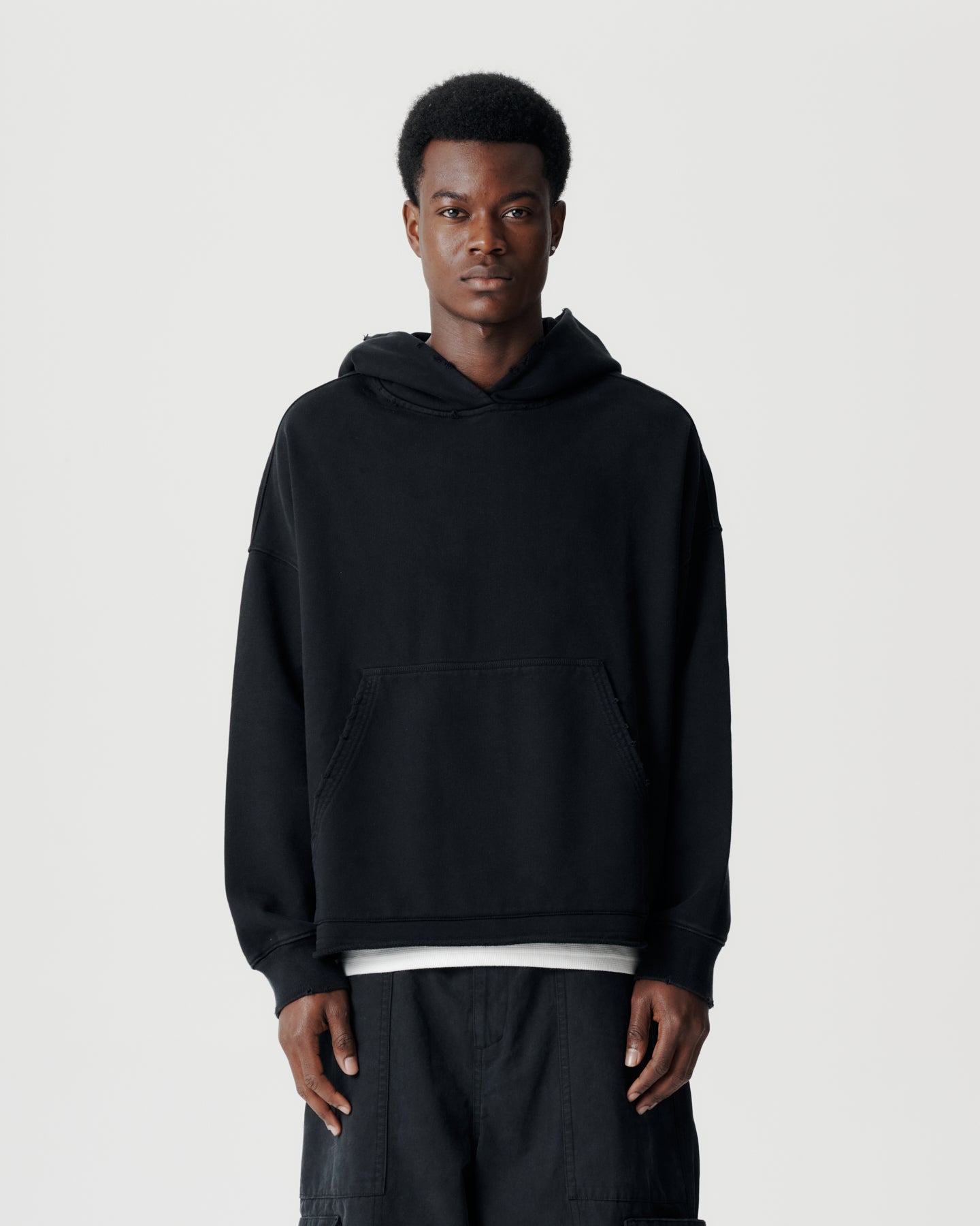 Blank Hood - Off Black