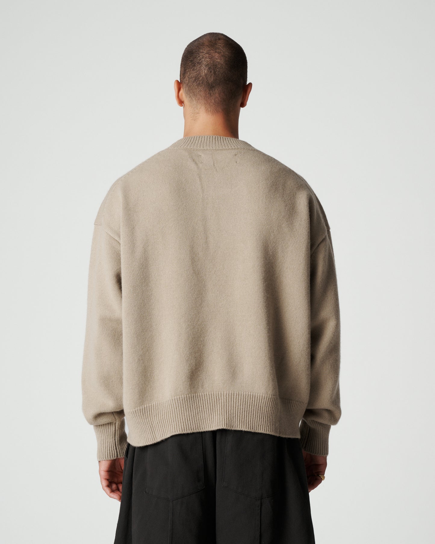 Foliage Knit Crew - Wheat