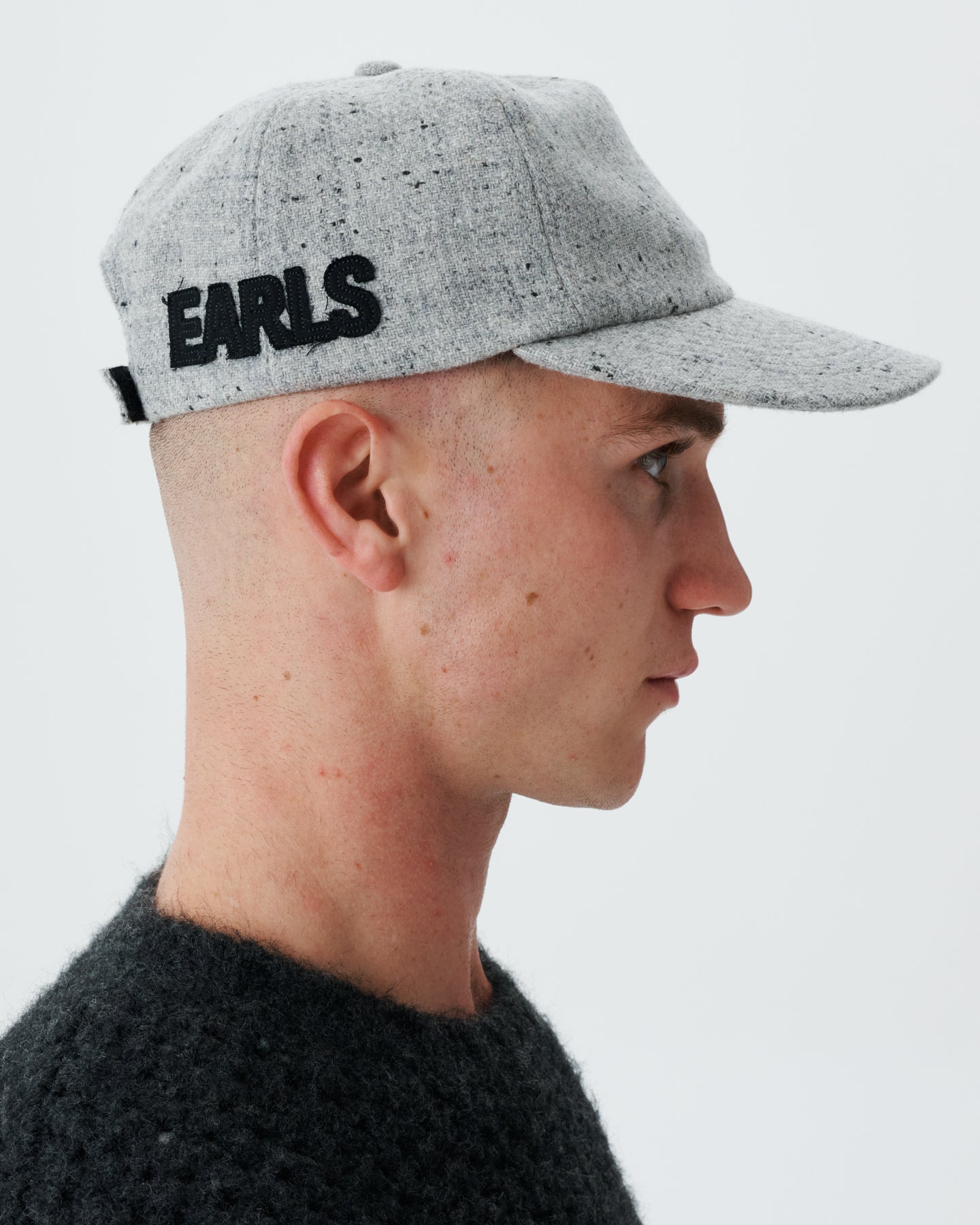 Wool Golfer Cap - Cement