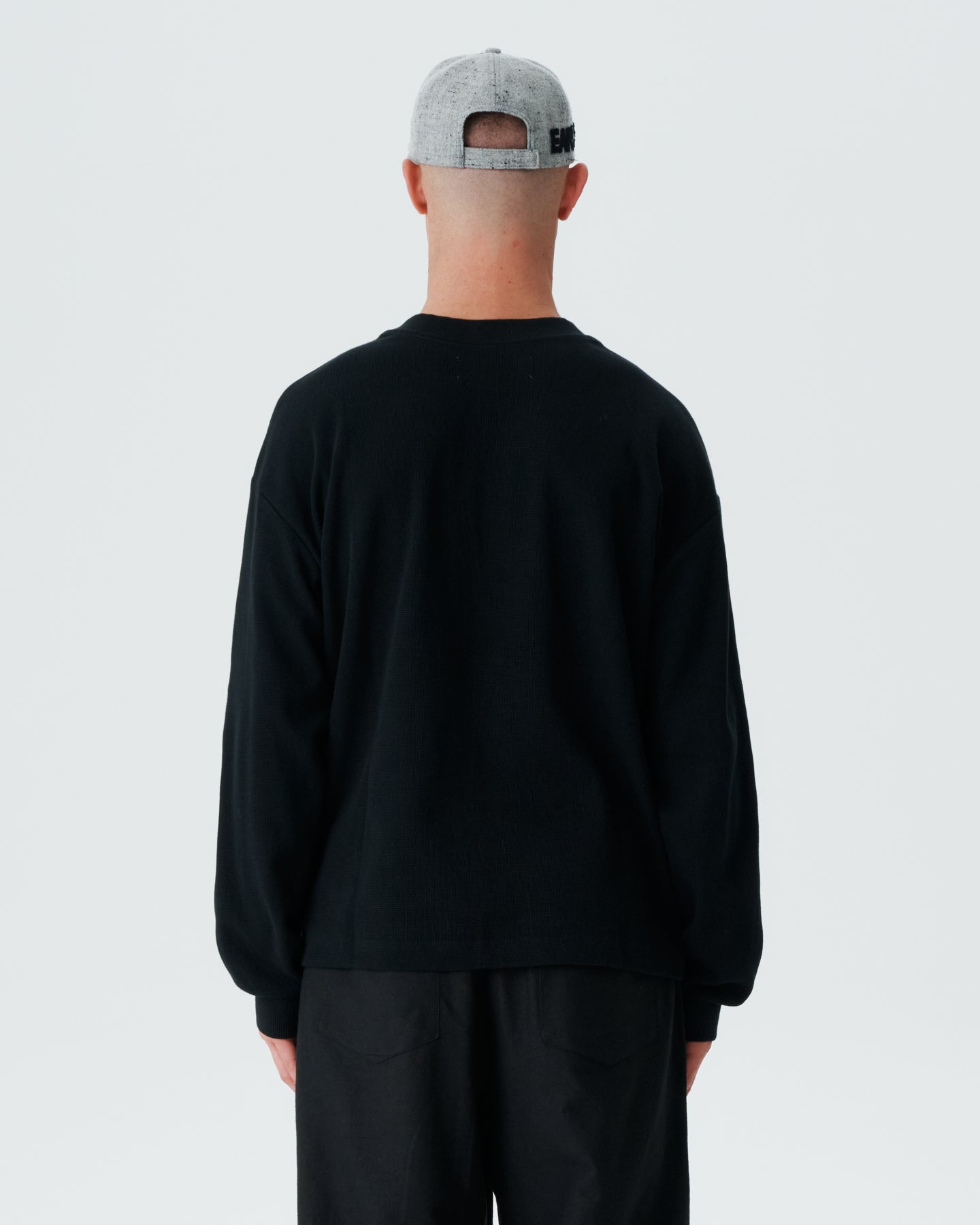 Waffle Longsleeve - Asphalt