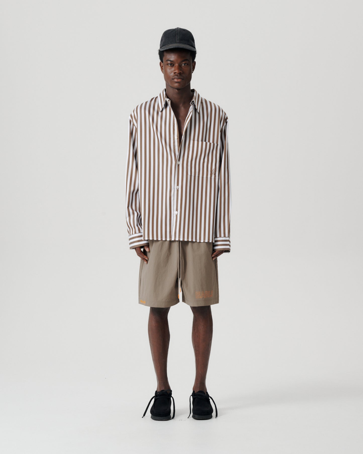 CBD Shirt - Walnut Stripe