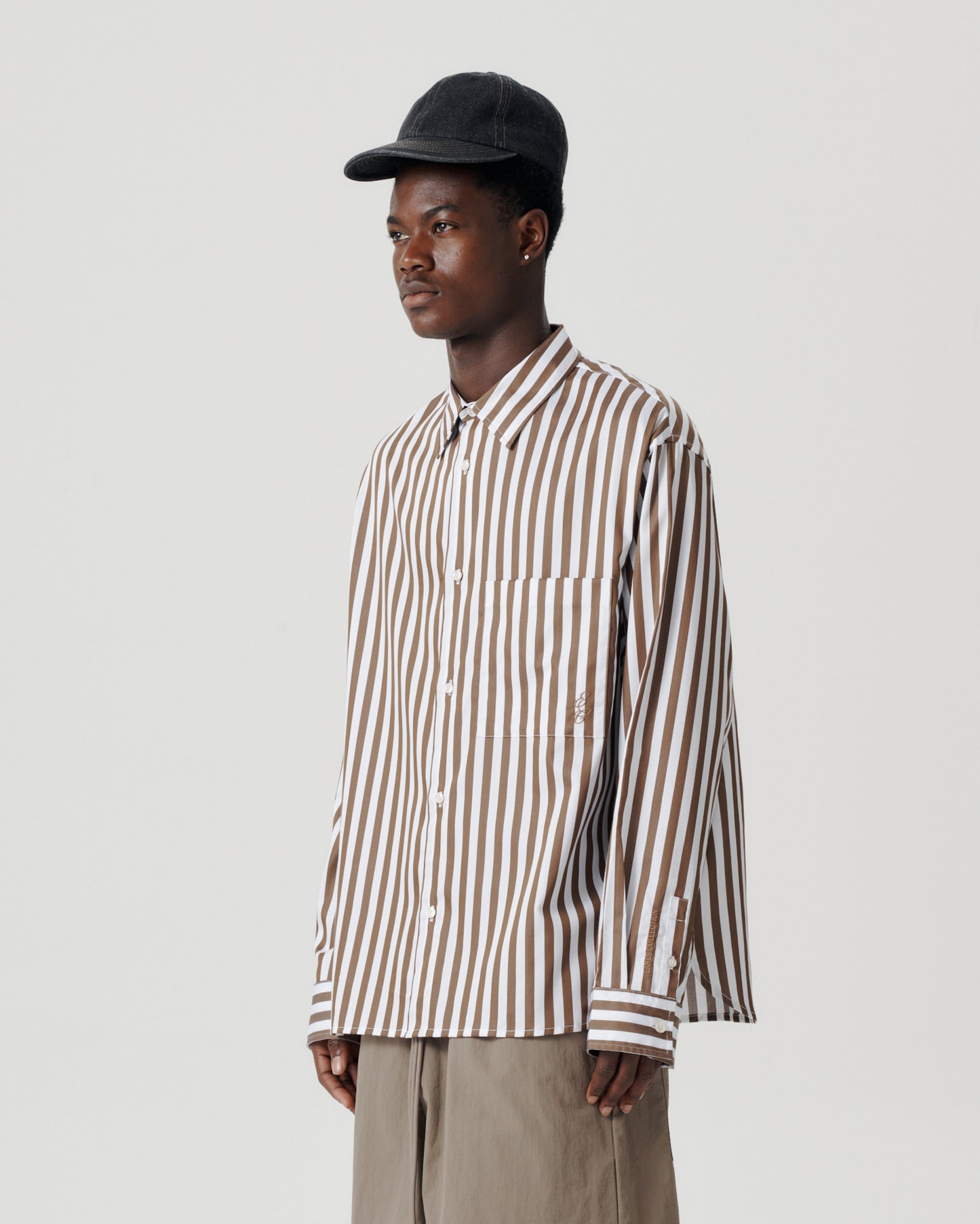 CBD Shirt - Walnut Stripe