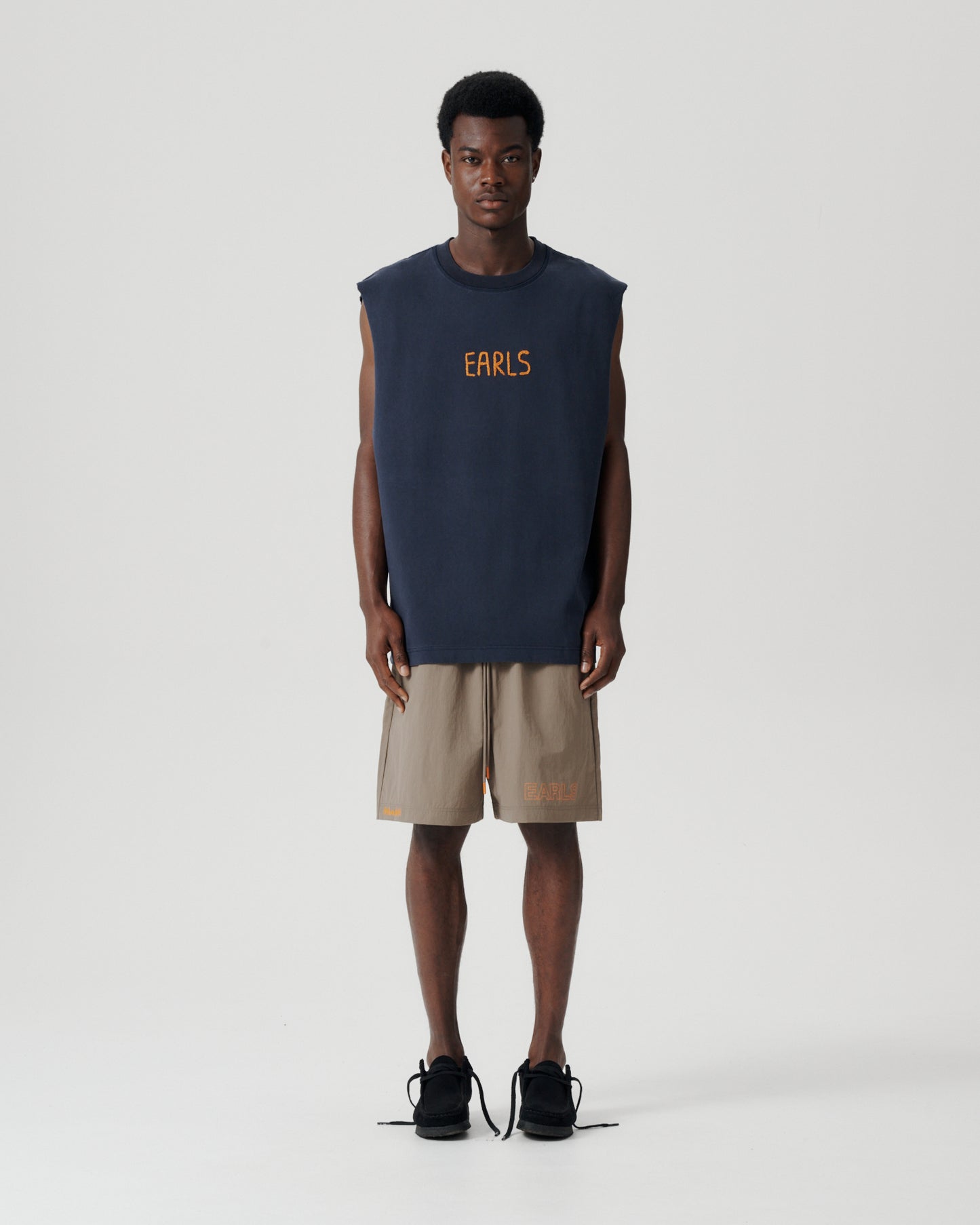 Thick Stitch Tank - Navy