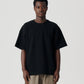 Thick Stitch Block Tee - Black/Black