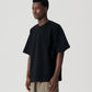 Thick Stitch Block Tee - Black/Black