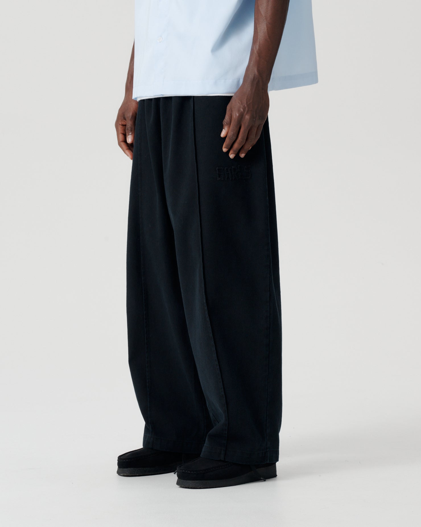 Pleated Easy Pant - Black