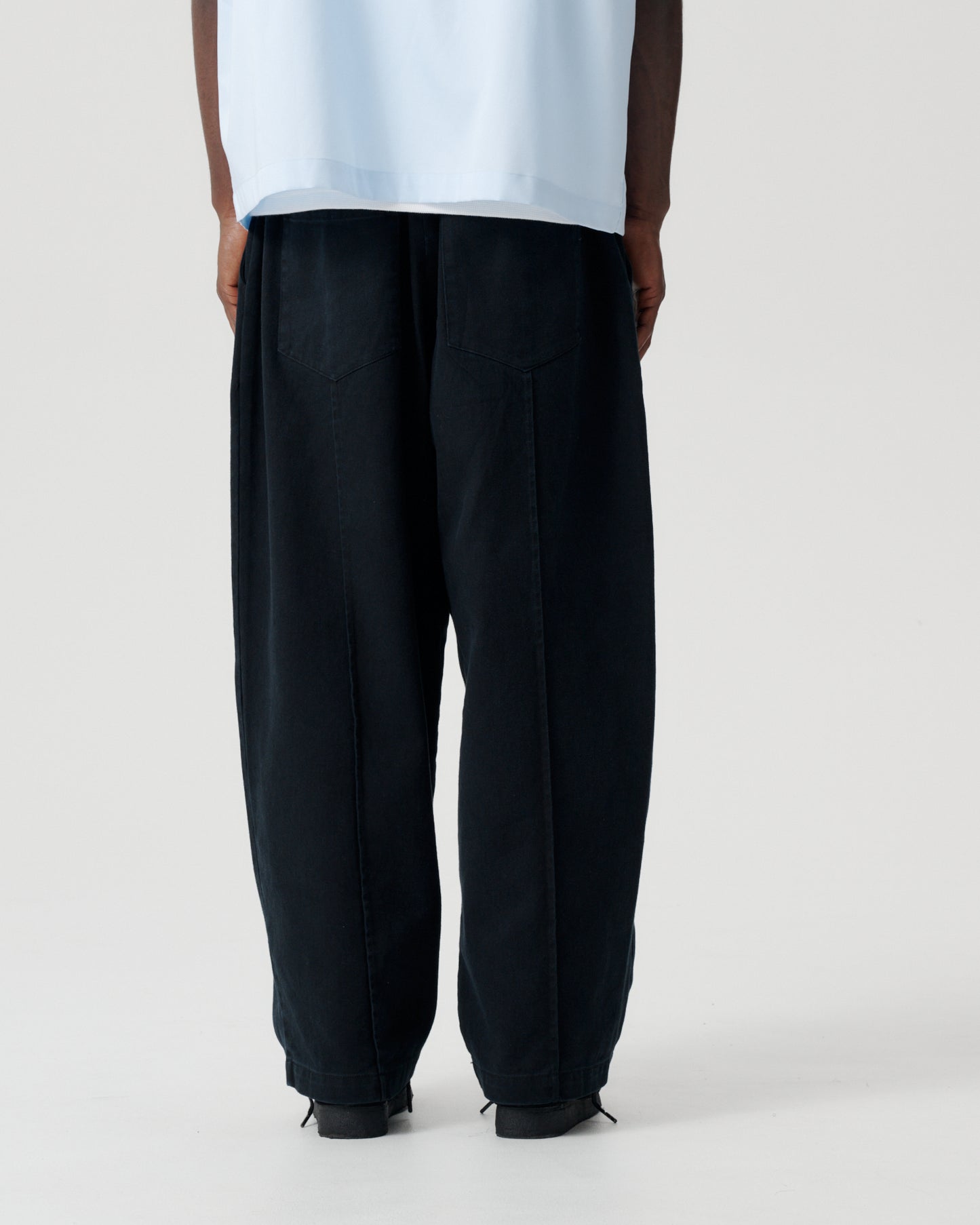 Pleated Easy Pant - Black