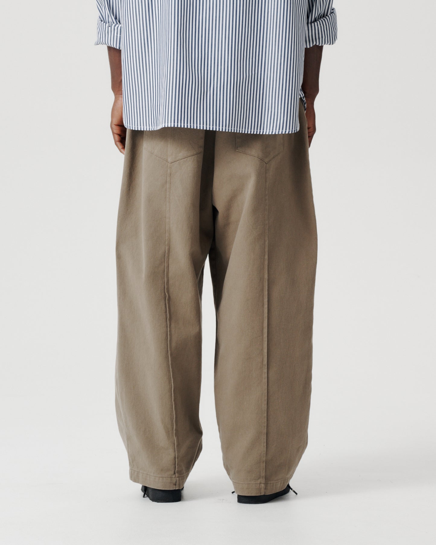 Pleated Easy Pant - Dusty Olive