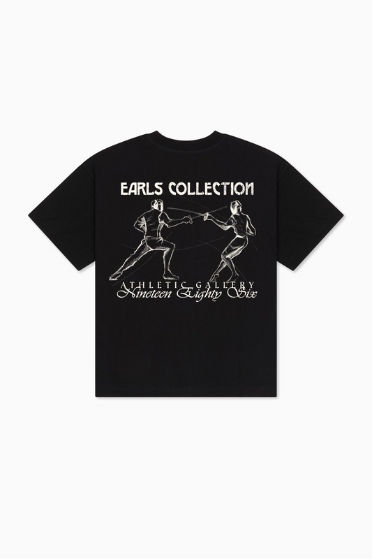 Eternal Victory Fencing Tee - Black