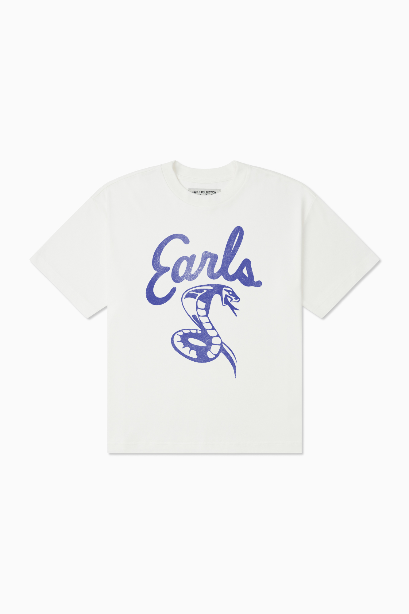 Cobra Block Tee - White/Blue