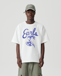 Cobra Block Tee - White/Blue