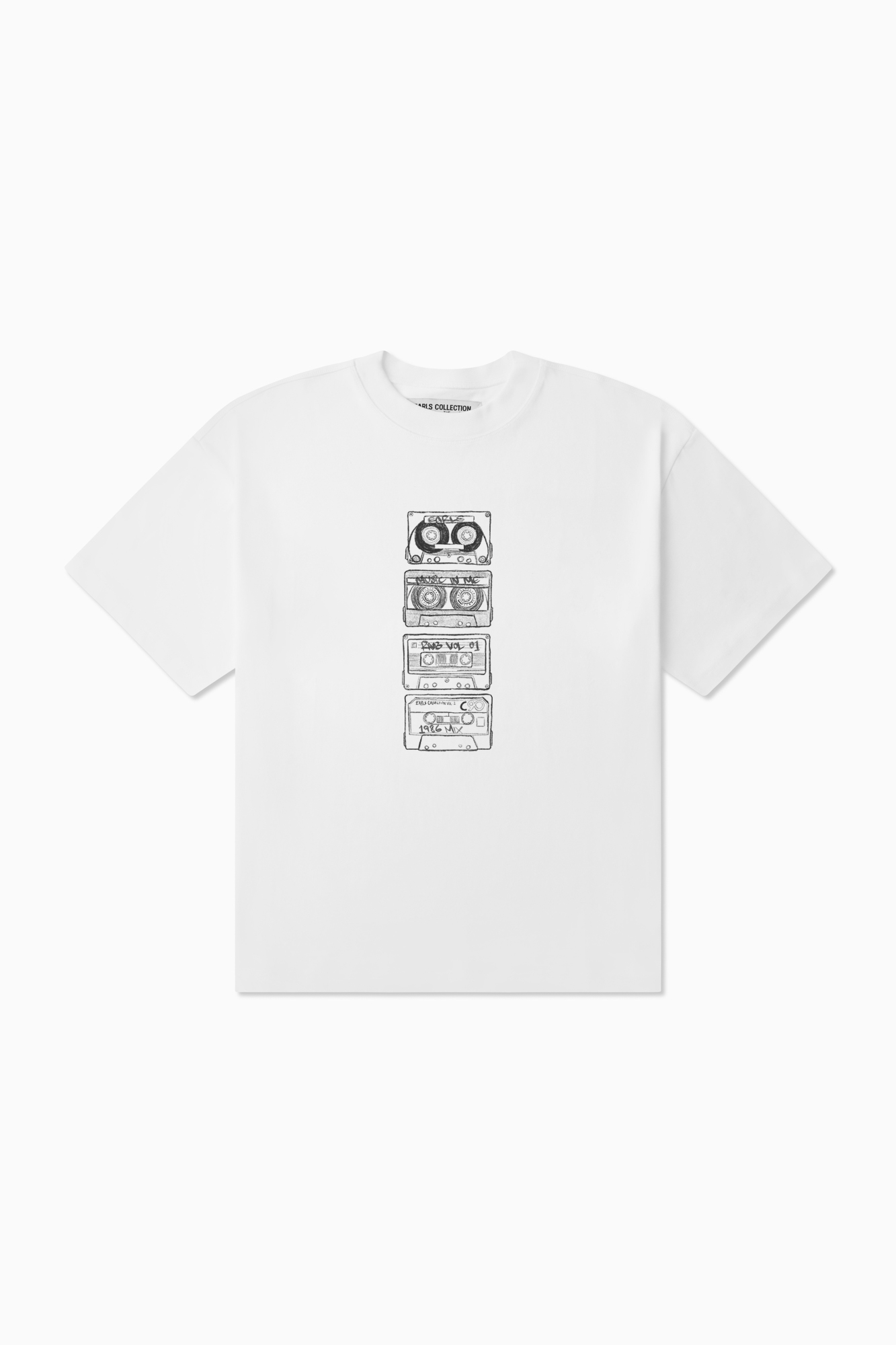 Cassette Tee - White