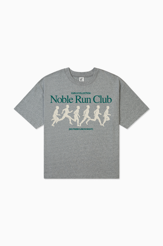 Run Club Tee - Grey Marle | Pine
