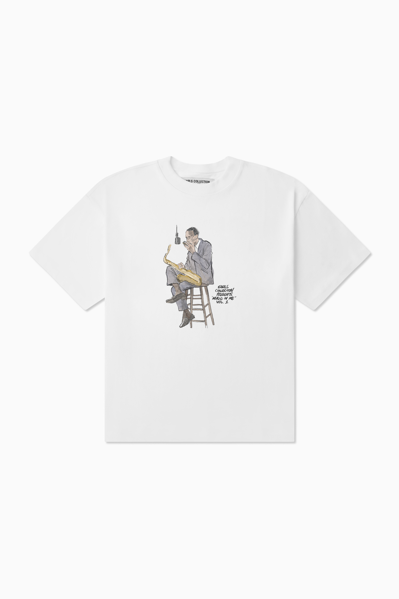 Sax Tee - White