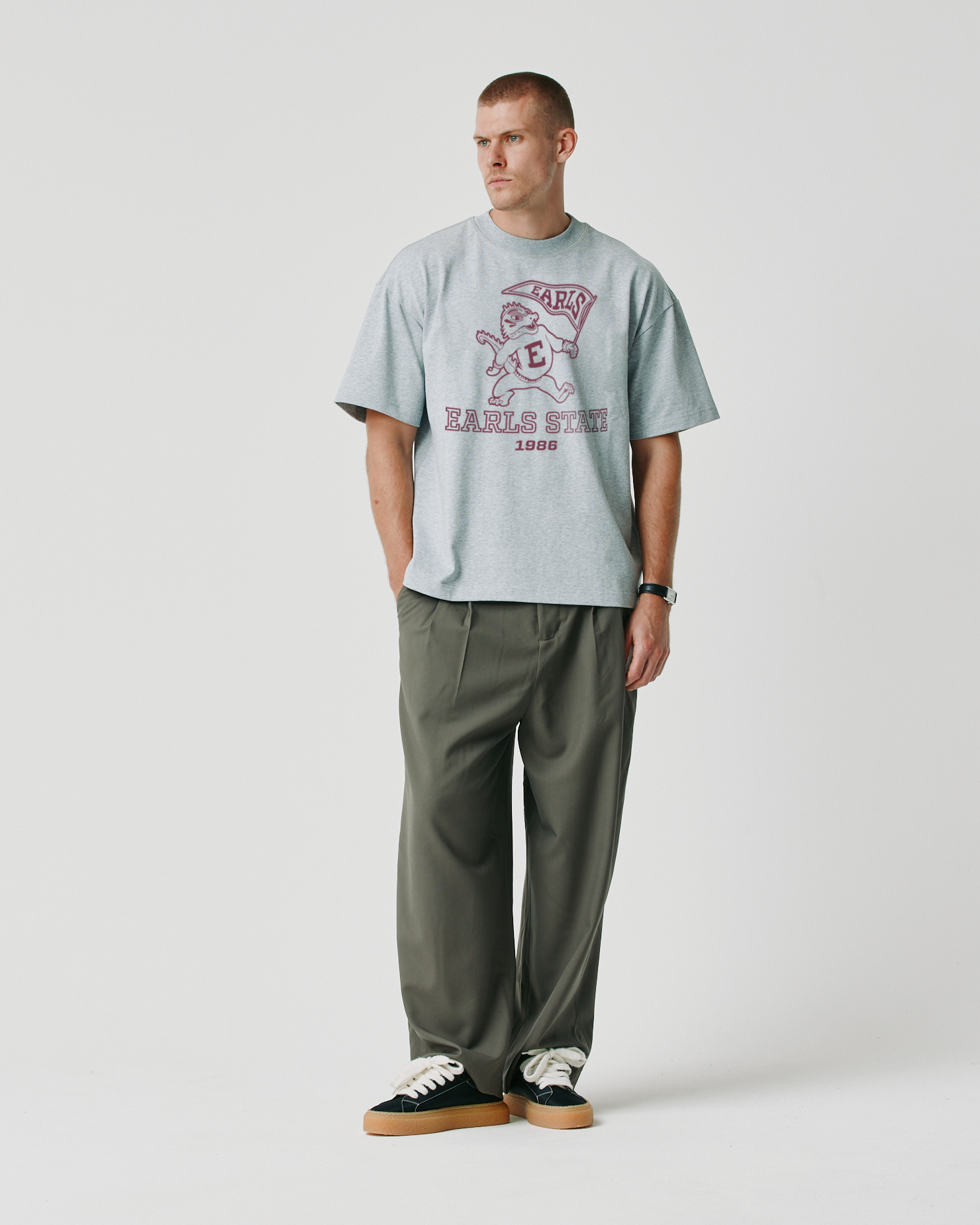 Earls State Tee - Grey