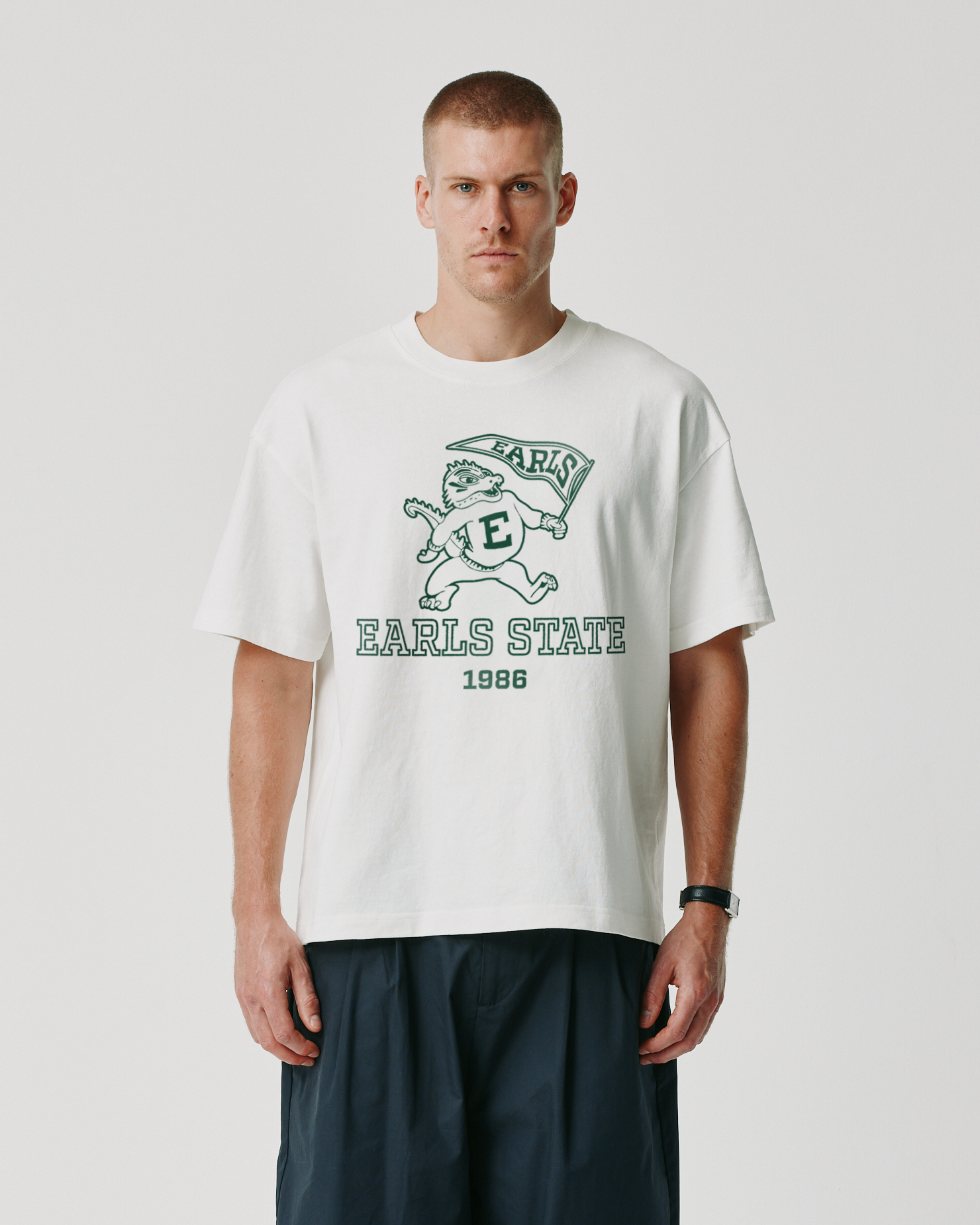 Earls State Tee - White